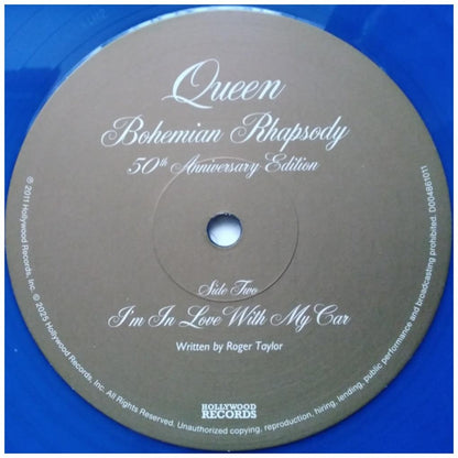 QUEEN - BOHEMIAN RHAPSODY (50TH ANNIVERSARY- 12" MAXI/LTD ED) (COBALT BLUE VINYL) (180GRS) | VINILO