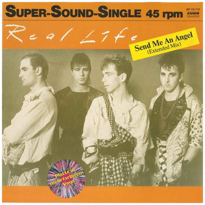 REAL LIFE - SEND ME AN ANGEL (PLATTE MEHRFARBIGEM VINYL) | 12'' MAXI SINGLE USADO