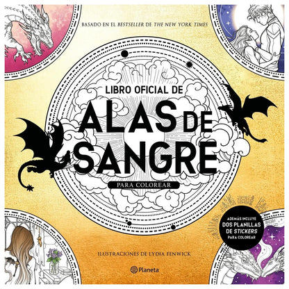 LIBRO OFICIAL DE ALAS DE SANGRE PARA COLOREAR (TAPA RÚSTICA) - LYDIA FENWICK | LIBRO