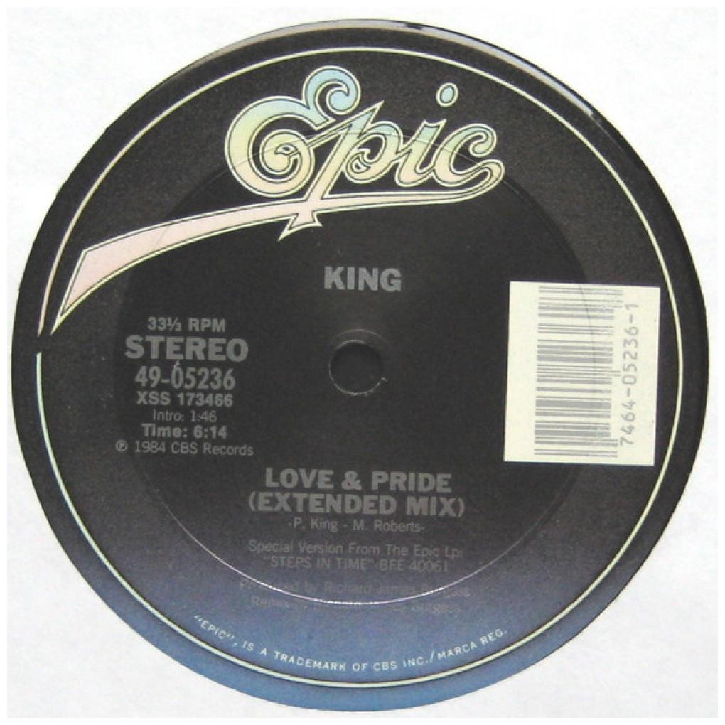 KING - LOVE & PRIDE | 12" MAXI SINGLE VINILO USADO