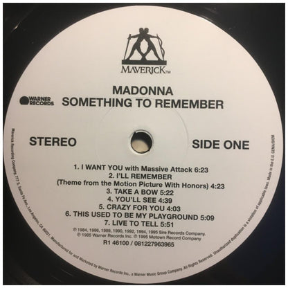 MADONNA - SOMETHING TO REMEMBER | VINILO