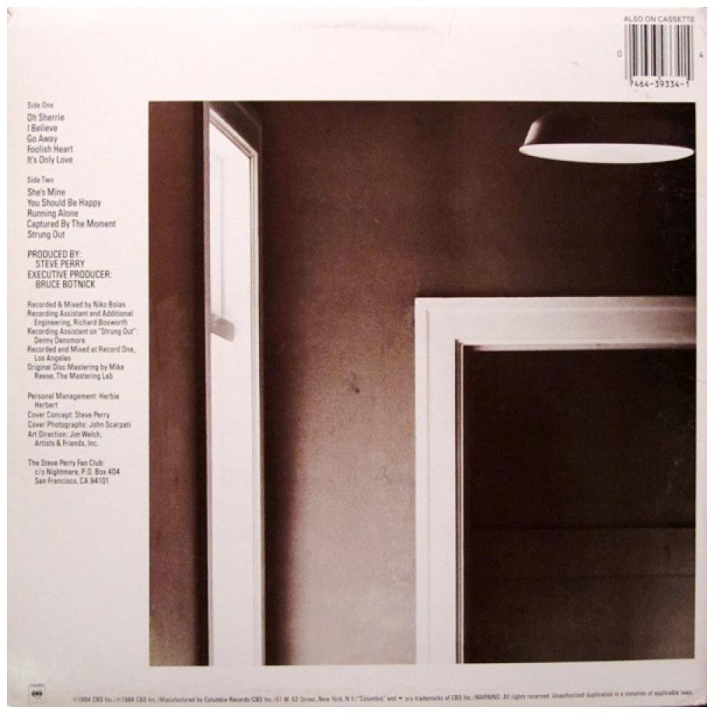 STEVE PERRY - STREET TALK | VINILO USADO