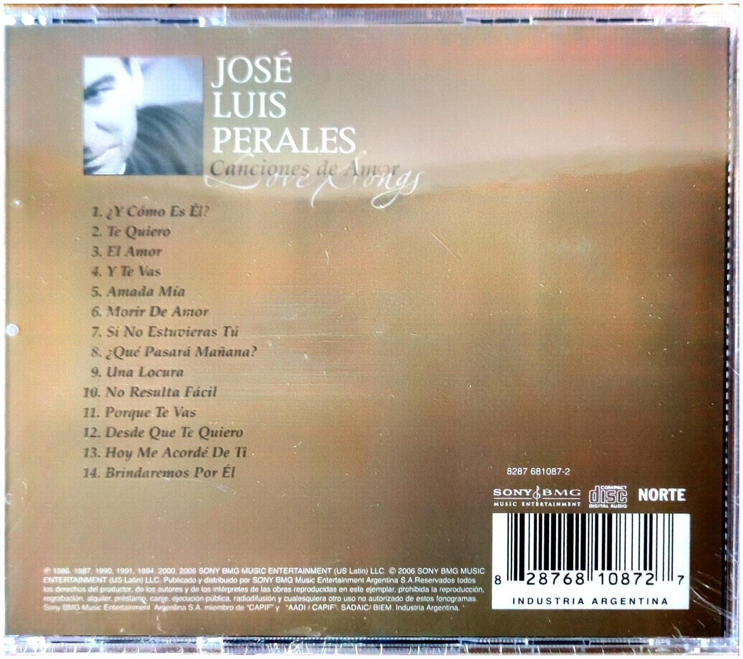 JOSE LUIS PERALES - CANCIONES DE AMOR | CD