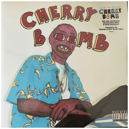 TYLER, THE CREATOR - CHERRY BOMB (MASK COVER) (2LP) (CLEAR VINYL, BLUE, BOOKLET, 140 GRAM VINYL) | VINILO