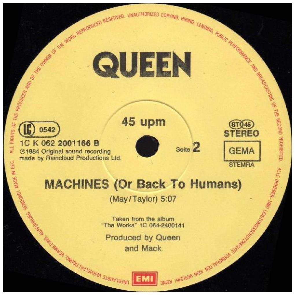 QUEEN - I WANT TO BREAK FREE EXTENDED MIX | 12'' MAXI SINGLE USADO