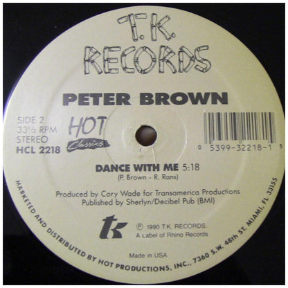 PETER BROWN - DO YOU WANNA GET FUNKY WITH ME/DANCE WITH ME | 12'' MAXI SINGLE USADO
