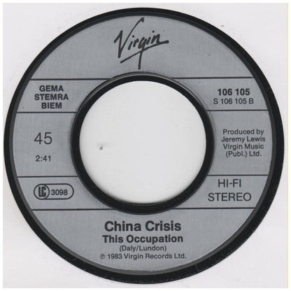 CHINA CRISIS - WISHFUL THINKING | 7" SINGLE USADO