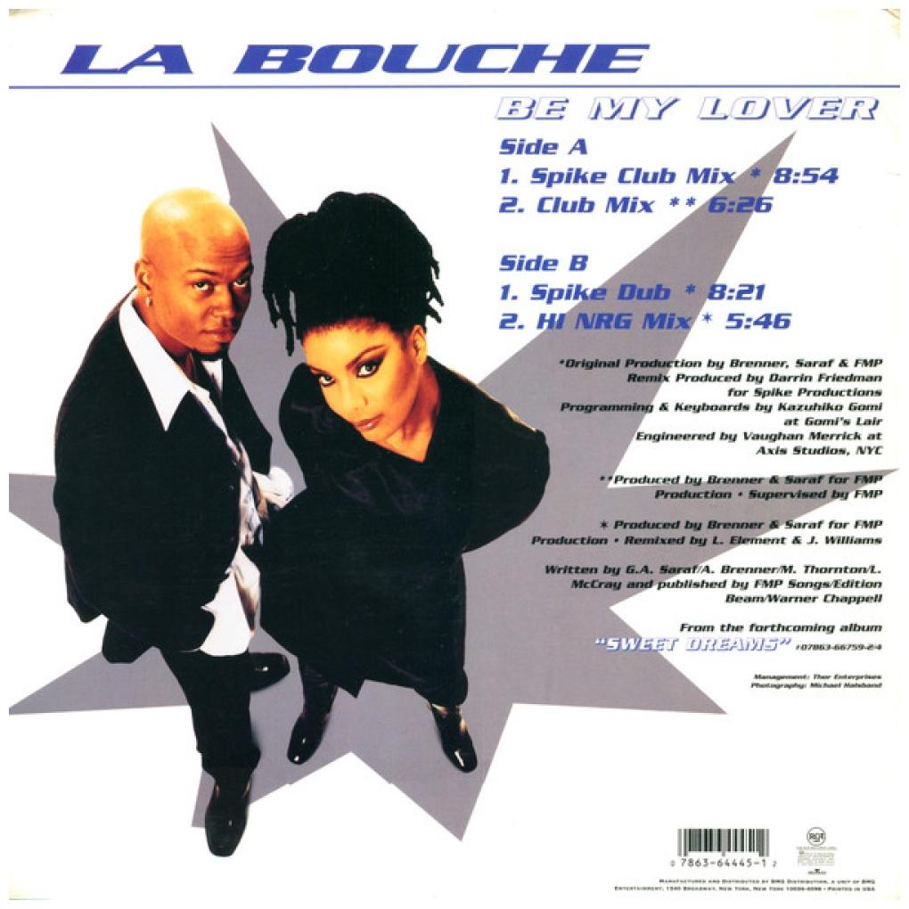 LA BOUCHE - BE MY LOVER | 12'' MAXI SINGLE USADO