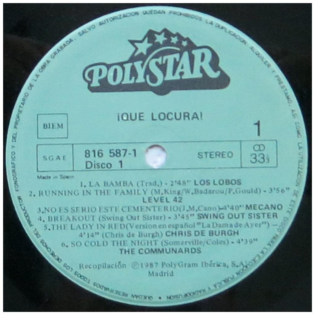 ¡QUÉ LOCURA! - VARIOUS ARTIST (2LP) | VINILO USADO