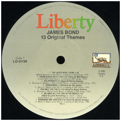JAMES BOND 007 - 13 ORIGINALS THEMES | VINILO USADO