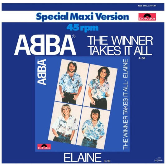 ABBA - THE WINNERS TAKES IT ALL | 12'' MAXI SINGLE USADO