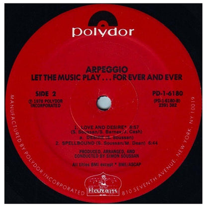 ARPEGGIO - LET THE MUSIC PLAY | VINILO