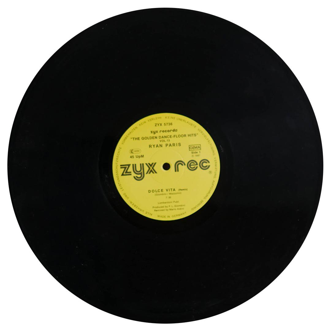 RYAN PARIS / EVELYN THOMAS - DOLCE VITA / HI ENERGY | 12" MAXI SINGLE USADO