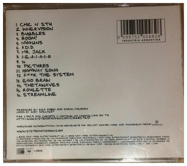 SYSTEM OF A DOWN - STEAL THIS ALBUM | CD