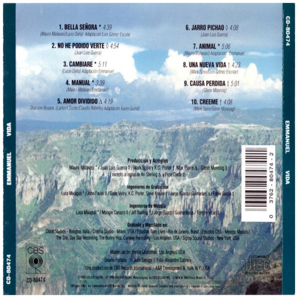 EMMANUEL - VIDA | CD