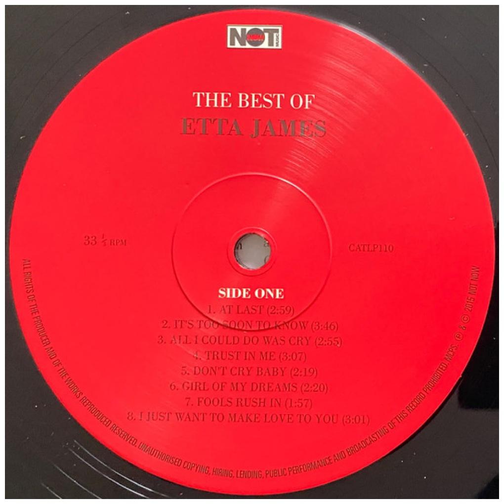 ETTA JAMES - THE BEST OF ETTA JAMES | VINILO