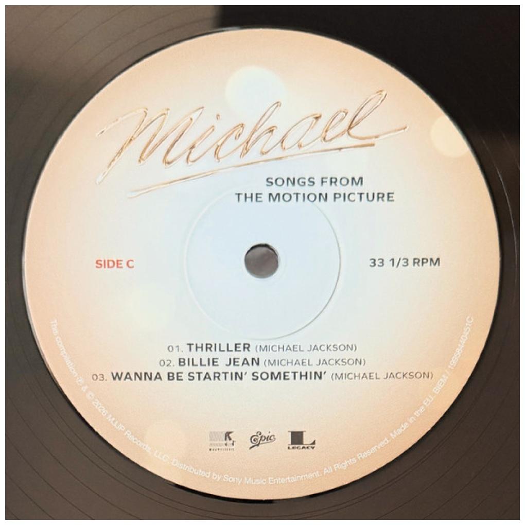 MICHAEL JACKSON - MICHAEL: SONGS FROM THE MOTION PICTURE (2LP) (BLACK ICE VINYL) (140GRS) | VINILO