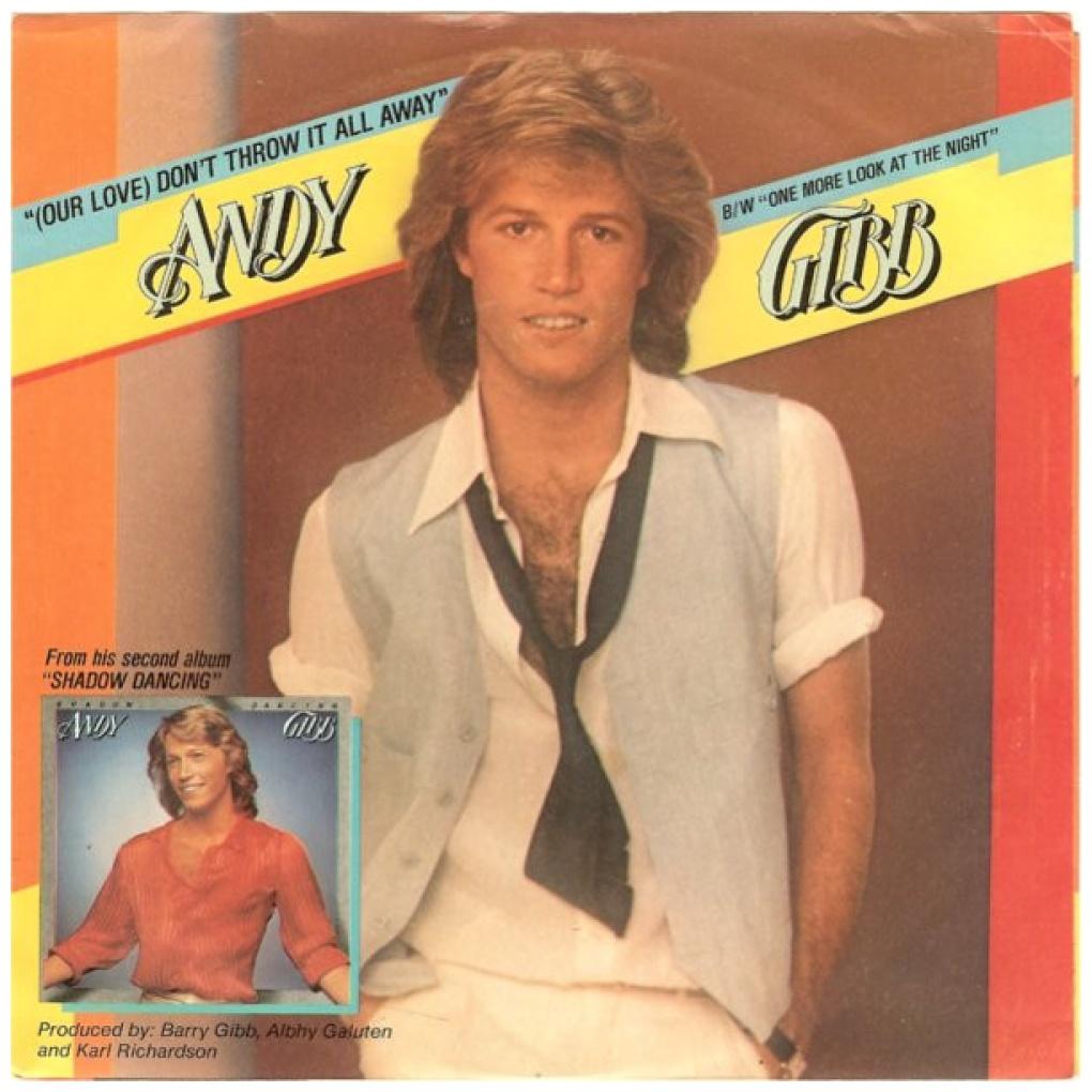 ANDY GIBB - (OUR LOVE) DON'T THROW IT ALL AWAY | 7" SINGLE USADO