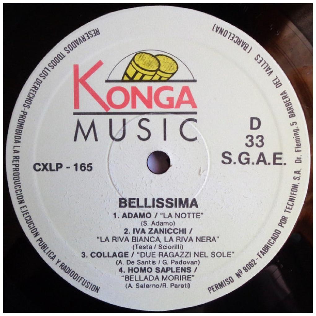 BELLISSIMA - VARIOUS ARTIST (2LP) | VINILO USADO