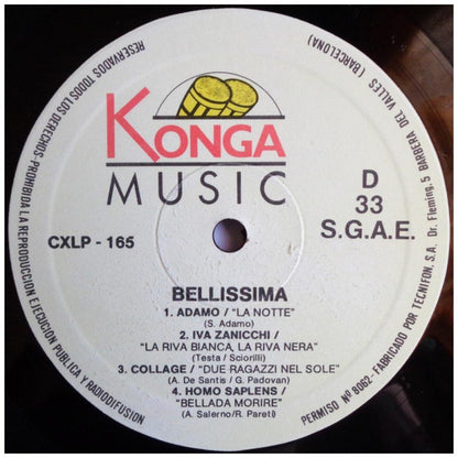BELLISSIMA - VARIOUS ARTIST (2LP) | VINILO USADO