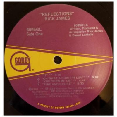 RICK JAMES - REFLECTIONS | VINILO