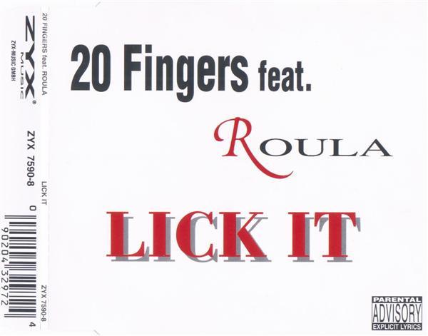 20 FINGERS feat. ROULA - LICK IT | CD SINGLE USADO