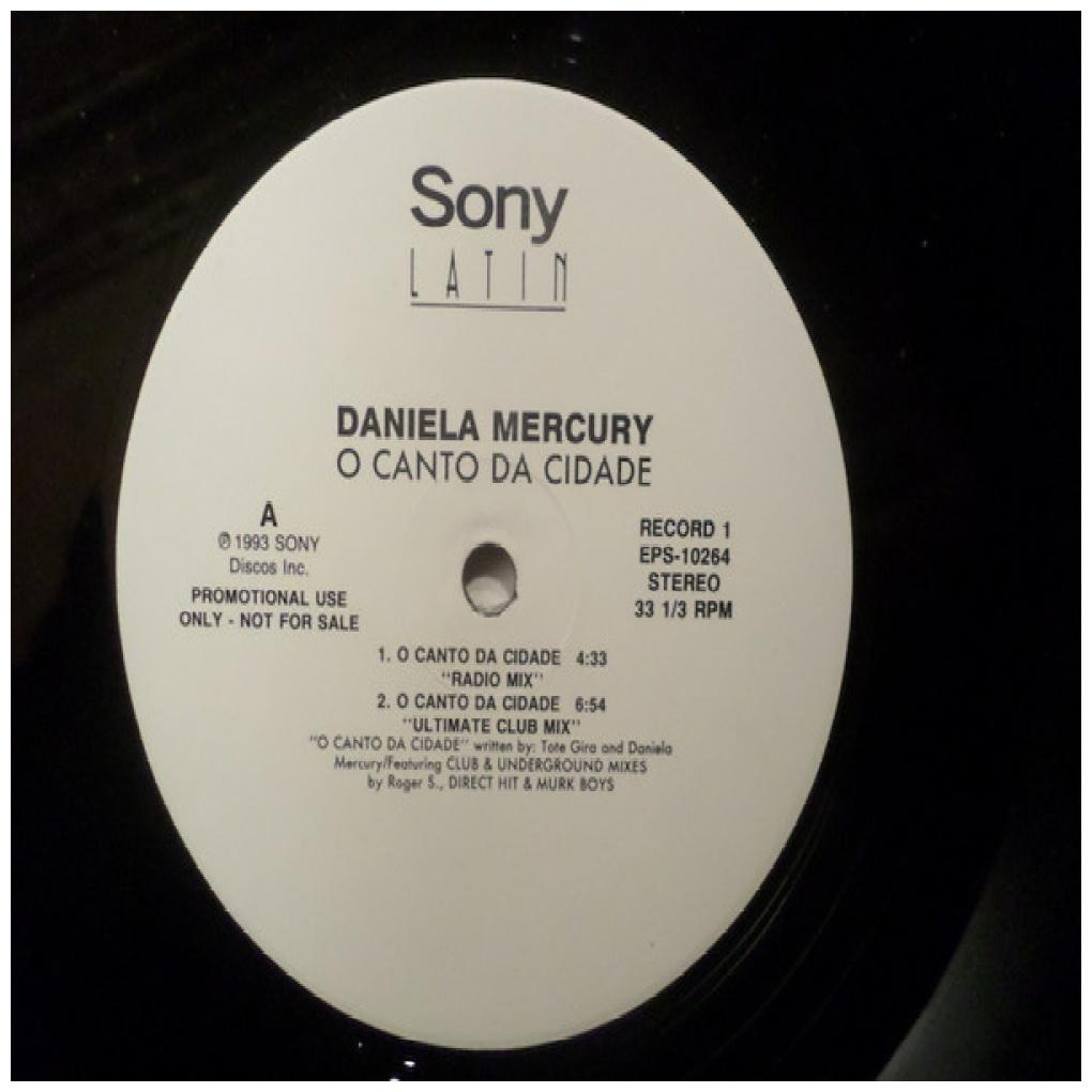 DANIELA MERCURY - O CANTO DA CIDADE (2LP) (VDE-NUEVO/SELLADO) (PROMO COPY) | 12'' MAXI SINGLE USADO
