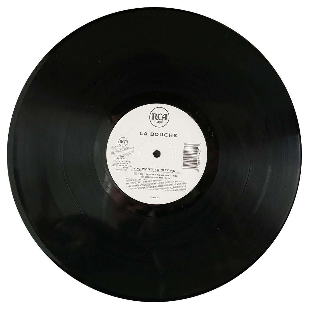LA BOUCHE - YOU WON T FORGET ME | 12" MAXI SINGLE USADO