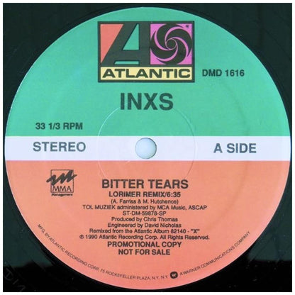 INXS - BITTER TEARS (PROMO COPY) | 12'' MAXI SINGLE USADO