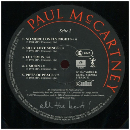 PAUL McCARTNEY - ALL THE BEST (2LP) | VINILO USADO
