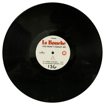 LA BOUCHE - YOU WON T FORGET ME (PROMO) | 12" MAXI SINGLE USADO