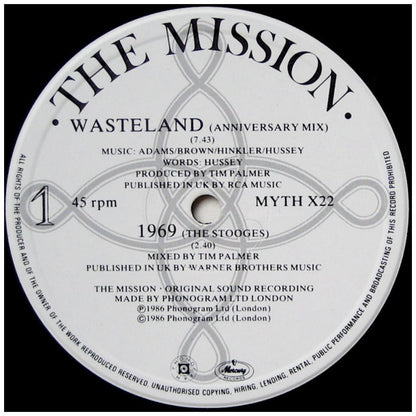 THE MISSION - WASTELAND (ANNIVERSARY MIX) | 12'' MAXI SINGLE USADO