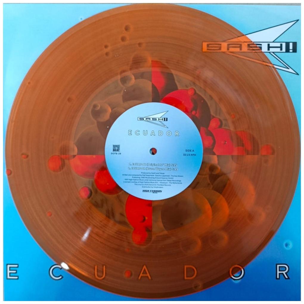SASH! FEAT. RODRIGUEZ - ECUADOR (ORANGE CLEAR VINYL) | 12'' MAXI SINGLE