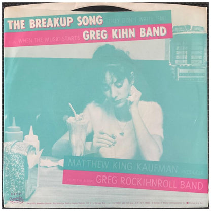 GREG KIHN BAND - THE BREAKUP SONG | 7" SINGLE USADO