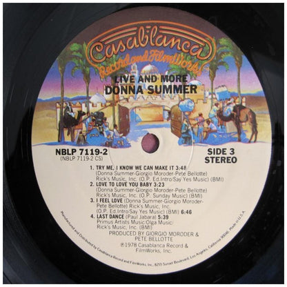 DONNA SUMMER - LIVE AND MORE (2LP) | VINILO USADO