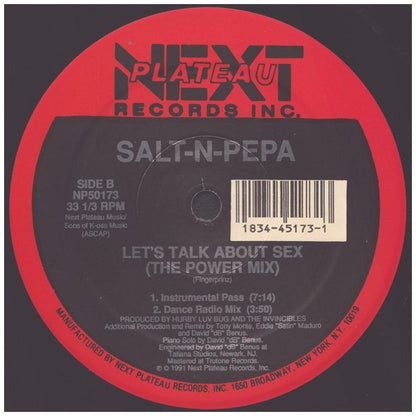 SALT-N-PEPA - LET'S TALK ABOUT SEX | 12'' MAXI SINGLE USADO