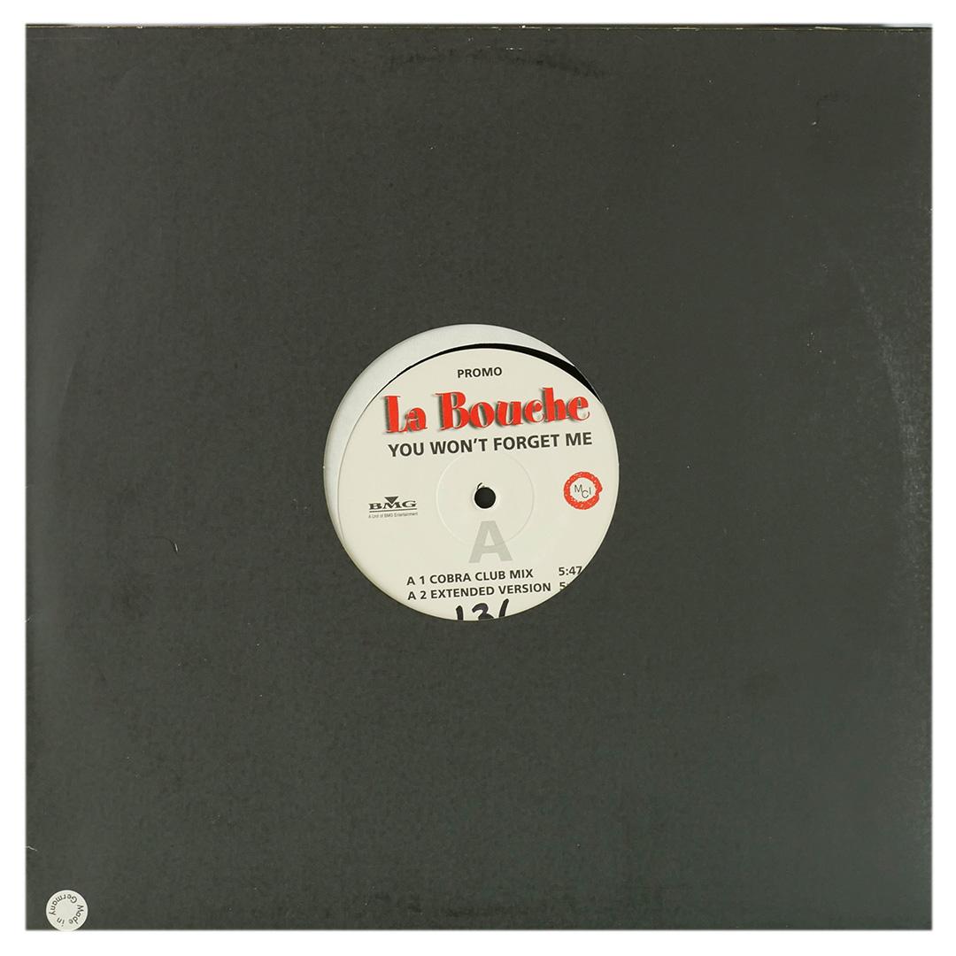 LA BOUCHE - YOU WON T FORGET ME (PROMO) | 12" MAXI SINGLE USADO