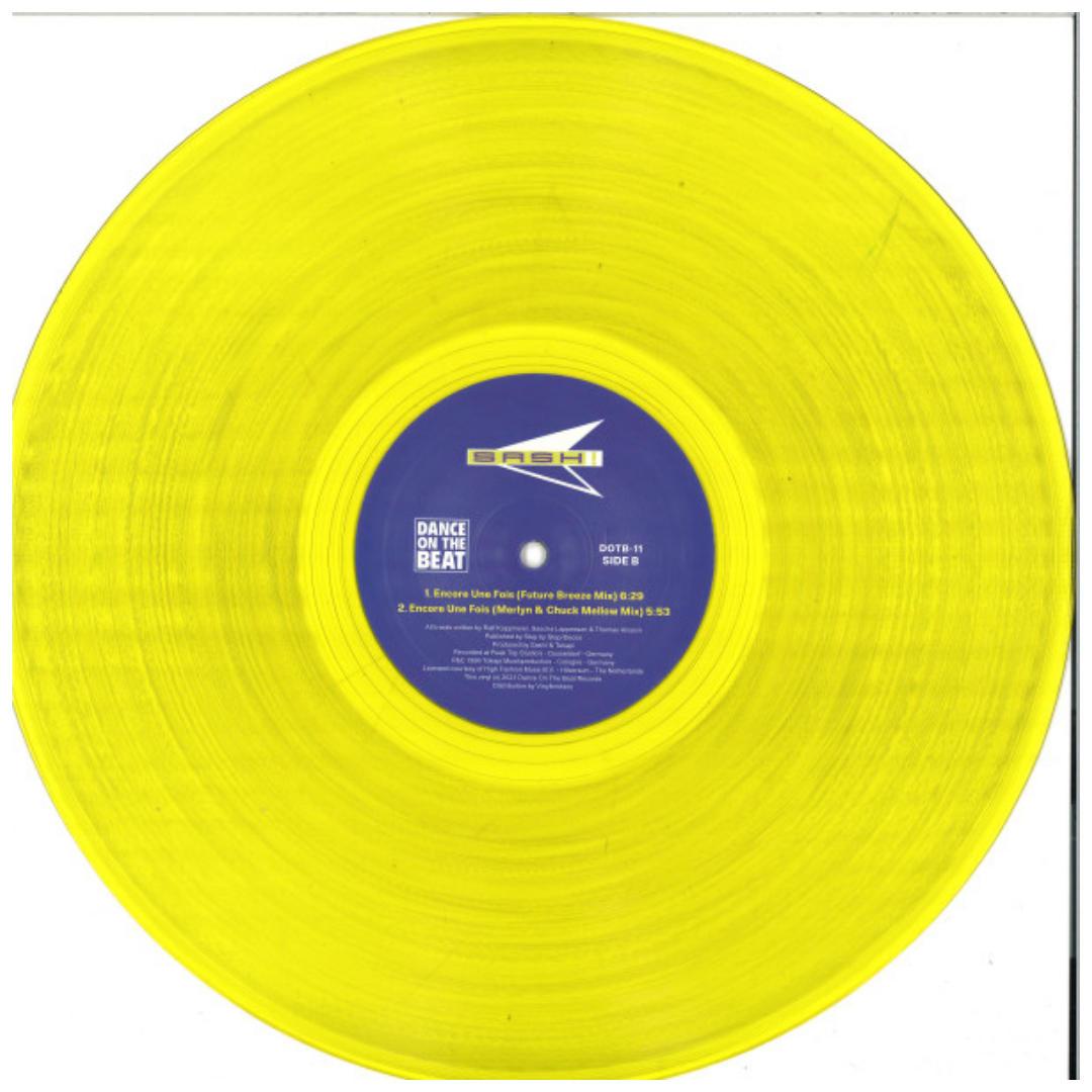 SASH! - ENCORE UNE FOIS (YELLOW VINYL) | 12" MAXI SINGLE VINILO