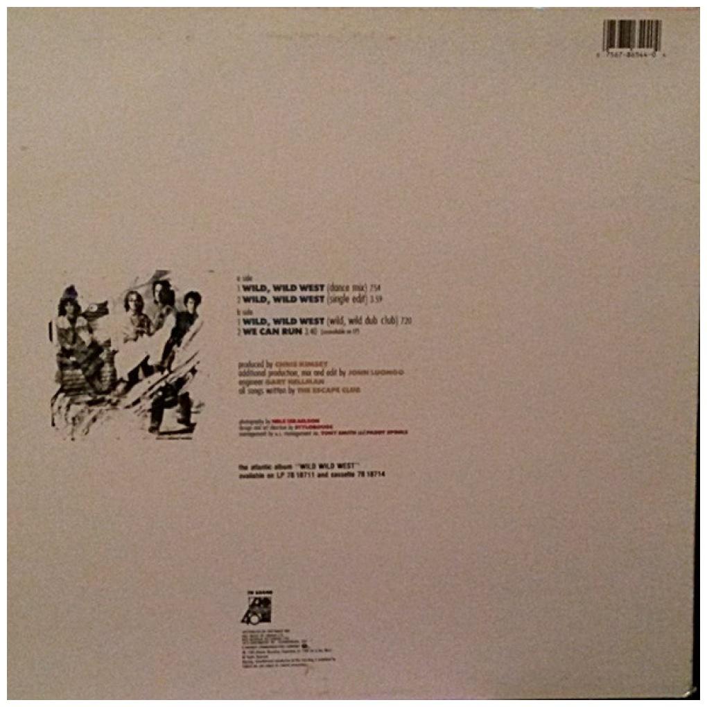 THE ESCAPE CLUB - WILD, WILD WEST | 12'' MAXI SINGLE USADO