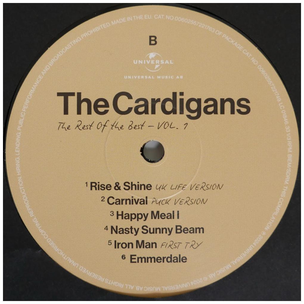 CARDIGANS - THE REST OF THE BEST VOL. 1 (2LP) | VINILO