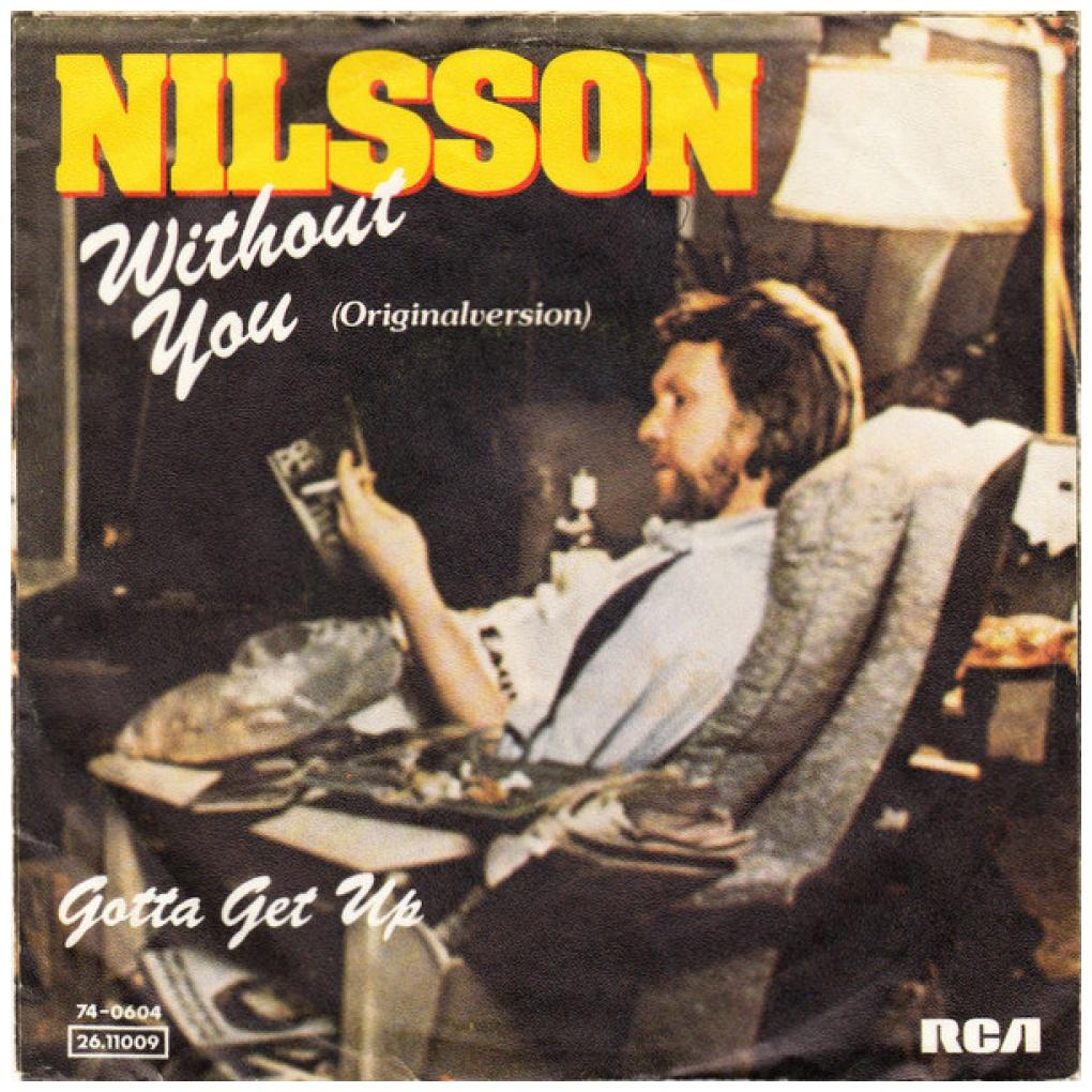 HARRY NILSSON - WITHOUT YOU | 7" SINGLE USADO