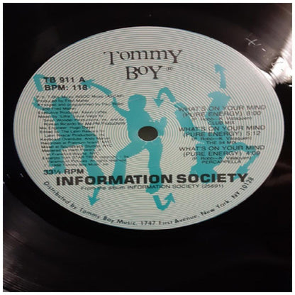 INFORMATION SOCIETY - WHAT'S ON YOUR MIND | 12'' MAXI SINGLE USADO