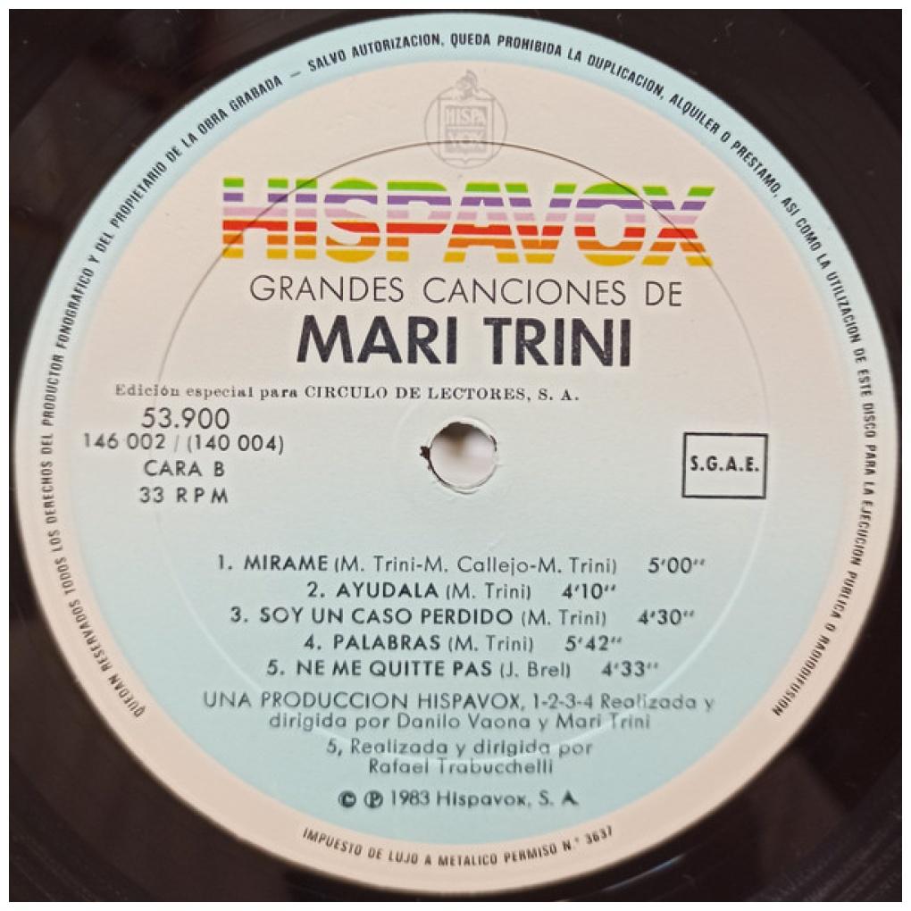 MARI TRINI - GRANDES CANCIONES (2LP) | VINILO USADO