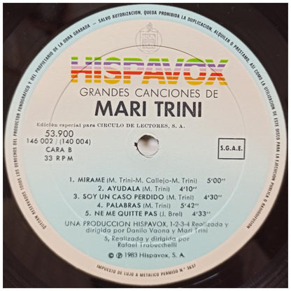 MARI TRINI - GRANDES CANCIONES (2LP) | VINILO USADO