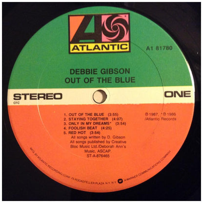 DEBBIE GIBSON - OUT OF THE BLUE | VINILO USADO