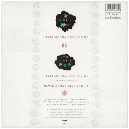 RICK ASTLEY - NEVER GONNA GIVE YOU UP | 12'' MAXI SINGLE USADO