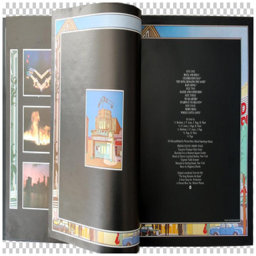 LED ZEPPELIN - THE SONGS REMAINS THE SAME: O.S.T. | VINILO USADO
