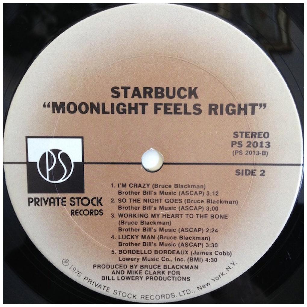 STARBUCK - MOONLIGHT FEELS RIGHT | VINILO USADO