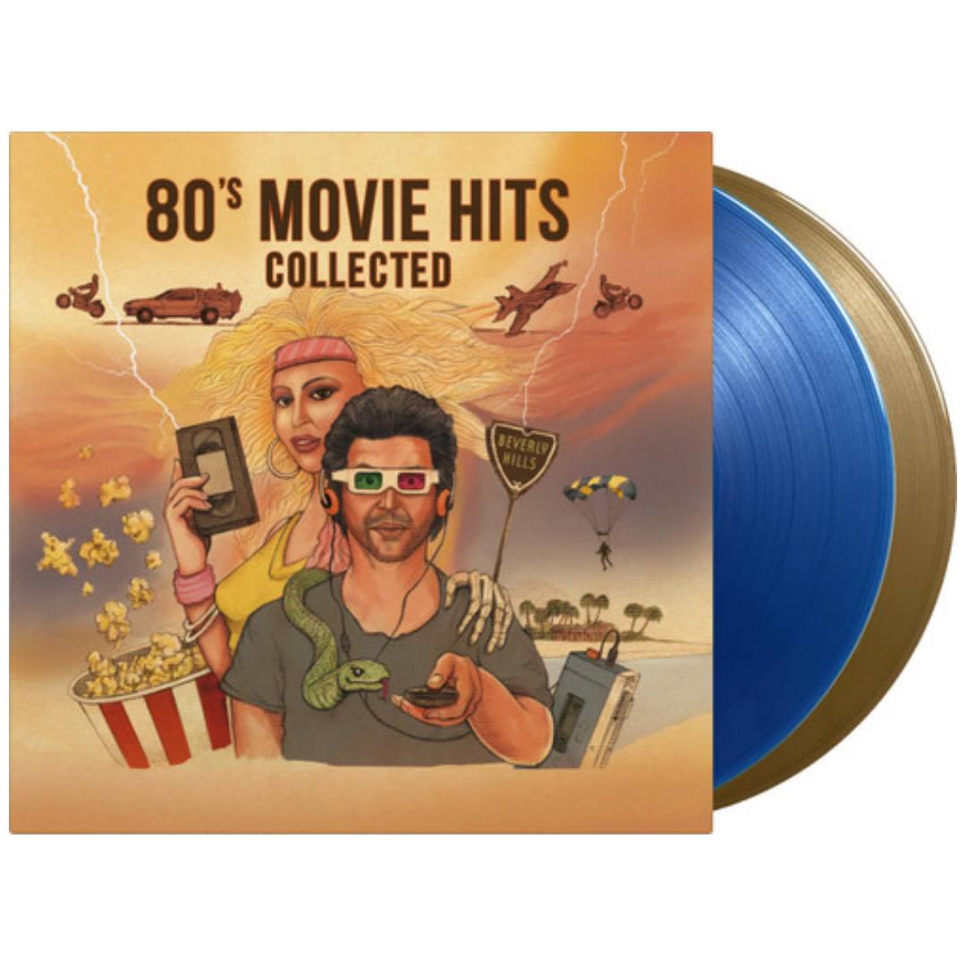 80 S MOVIE HITS - COLLECTED (2LP) (BLUE & GOLD VINYL) | VINILO