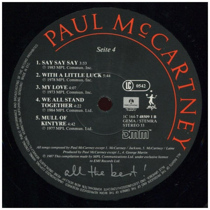 PAUL McCARTNEY - ALL THE BEST (2LP) | VINILO USADO